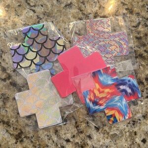 Pasties X Shape Set of 5